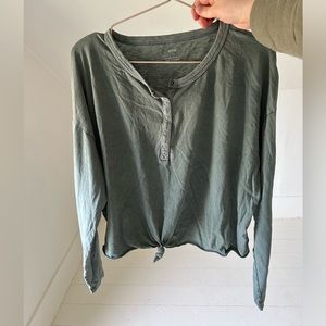 Aerie long sleeved crop